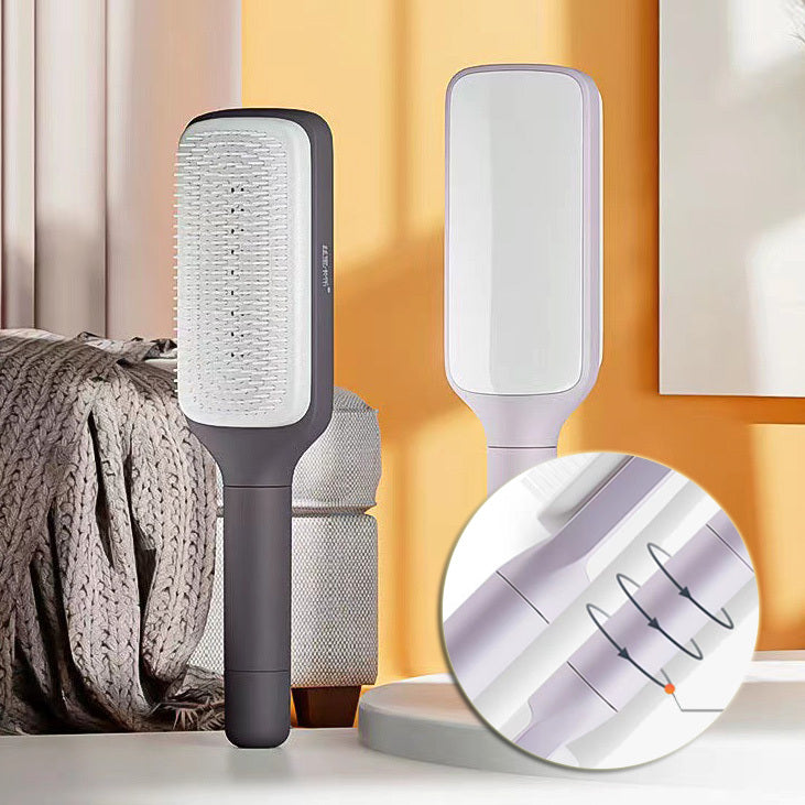 Self-Cleaning Anti-Static Hair Brush