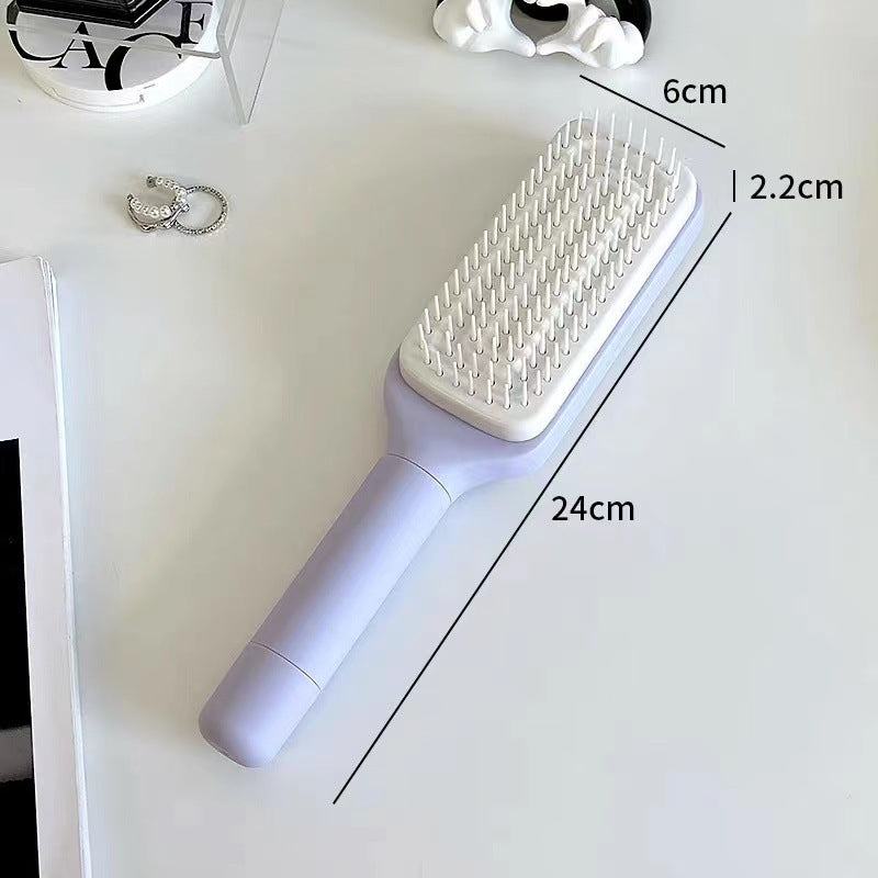 Self-Cleaning Anti-Static Hair Brush